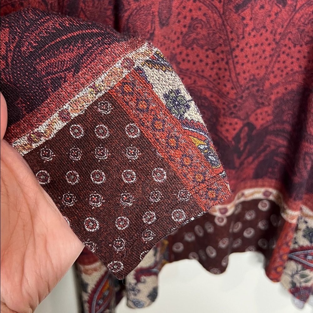 Desigual Artsy Patterned Patchwork Scarf Print Pa… - image 6